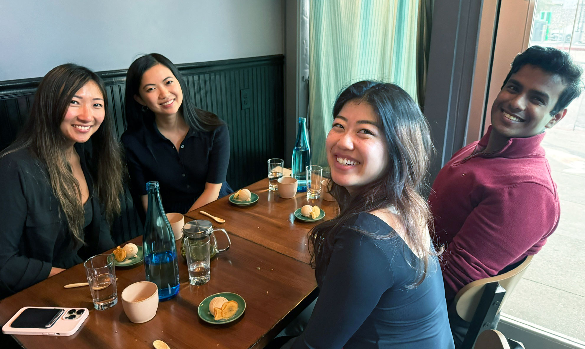 Alta founder Jenny Wang with Menlo Ventures investors Amy Martin, C.C. Gong, and Deedy Das