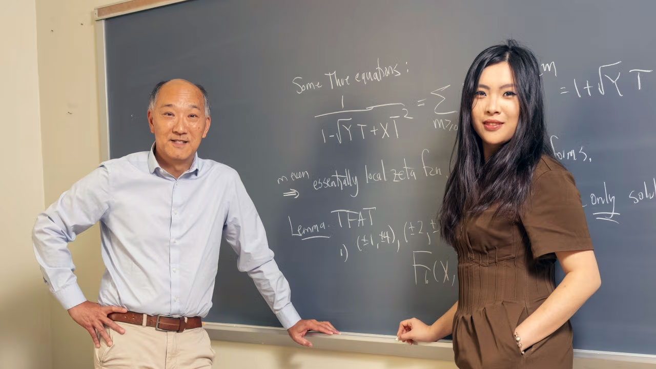 Axiom Founder Carina Hong and Founding Mathematician Ken Ono